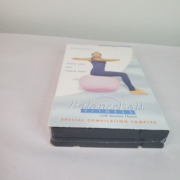 Balance Ball Beginners Workout with Suzanne Deason Sealed VHS Tape 45 Minute - Picture 4 of 8